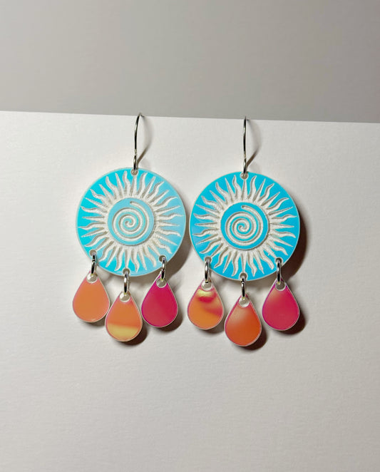 Mvskoke Sun Earrings