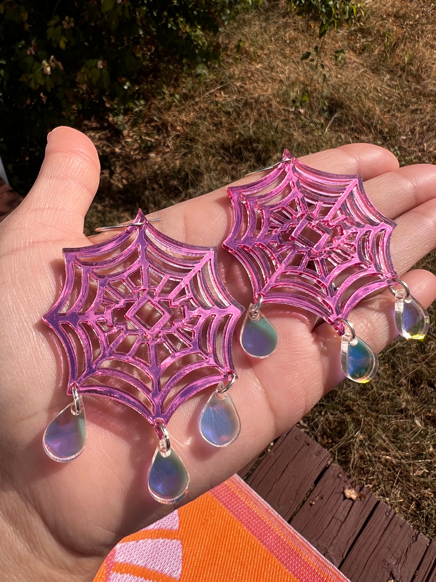 Large Spider Woman Rug Web
