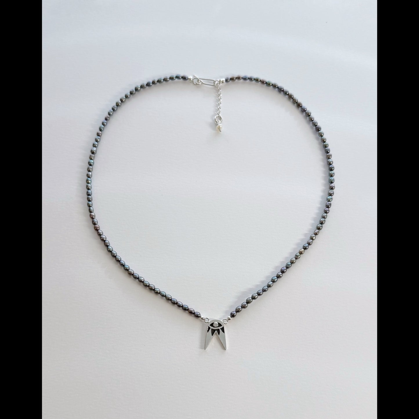 Woodpecker Forked Eye White Sapphire & Pearl