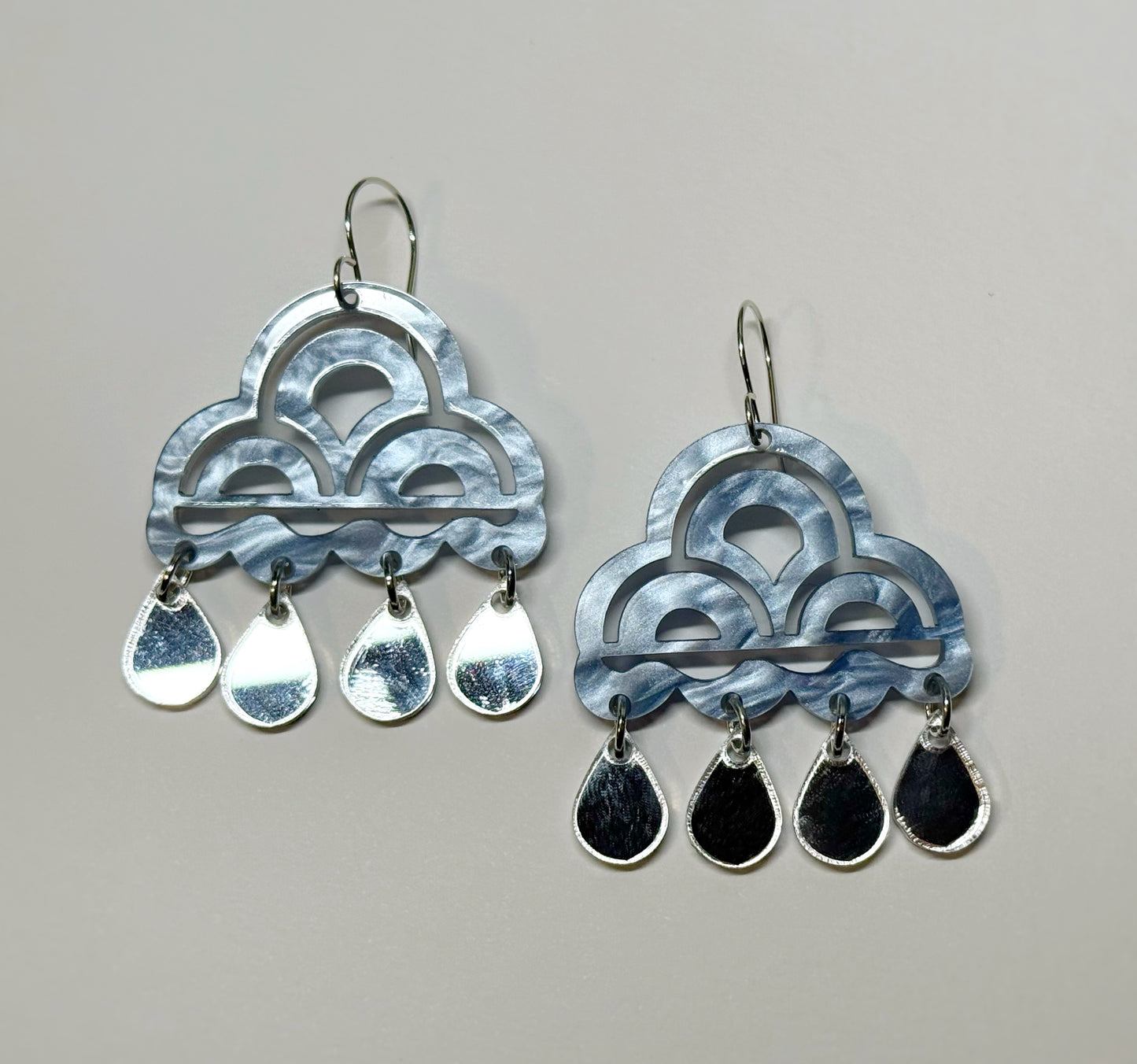 Rain Clouds in Grey Blue