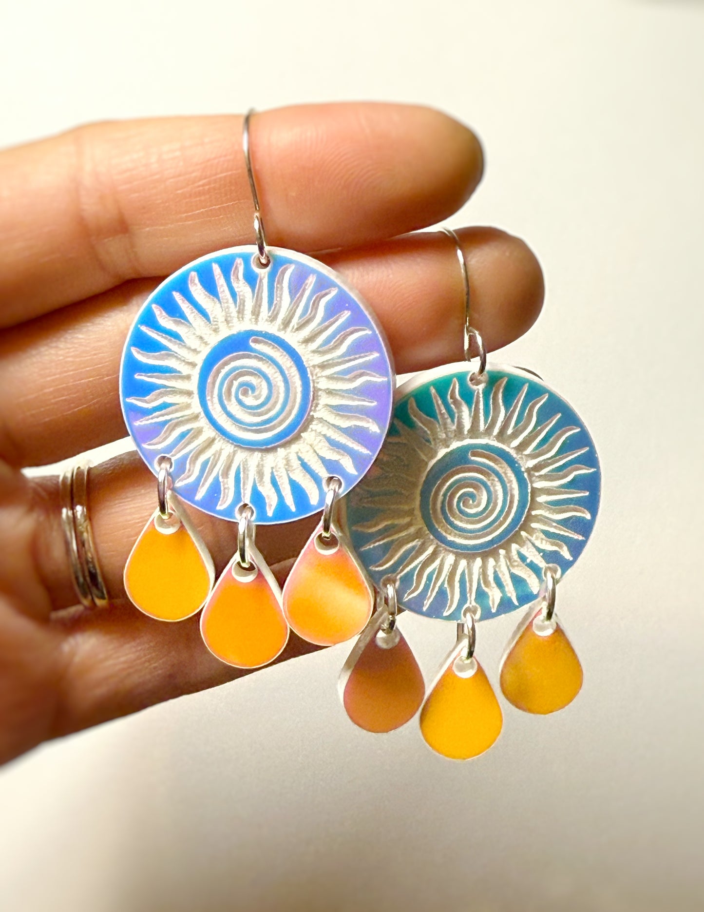 Mvskoke Sun Earrings