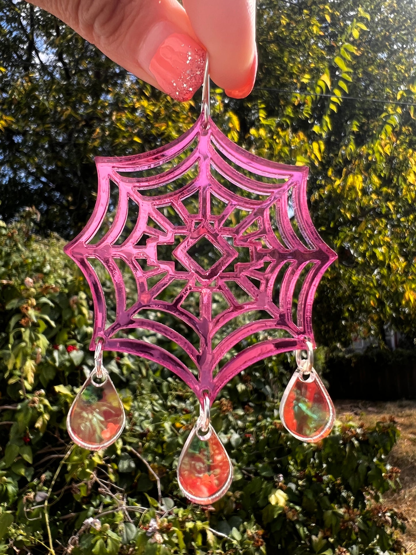 Large Spider Woman Rug Web