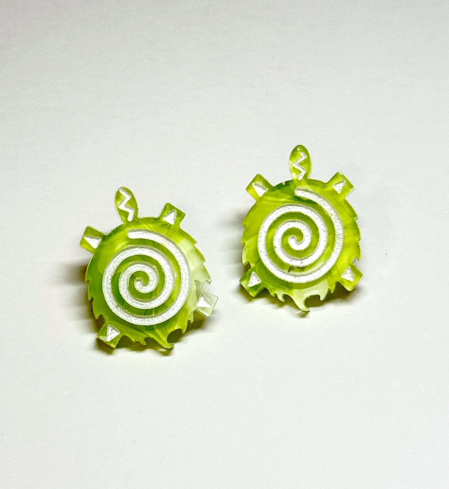 Green Turtle Studs