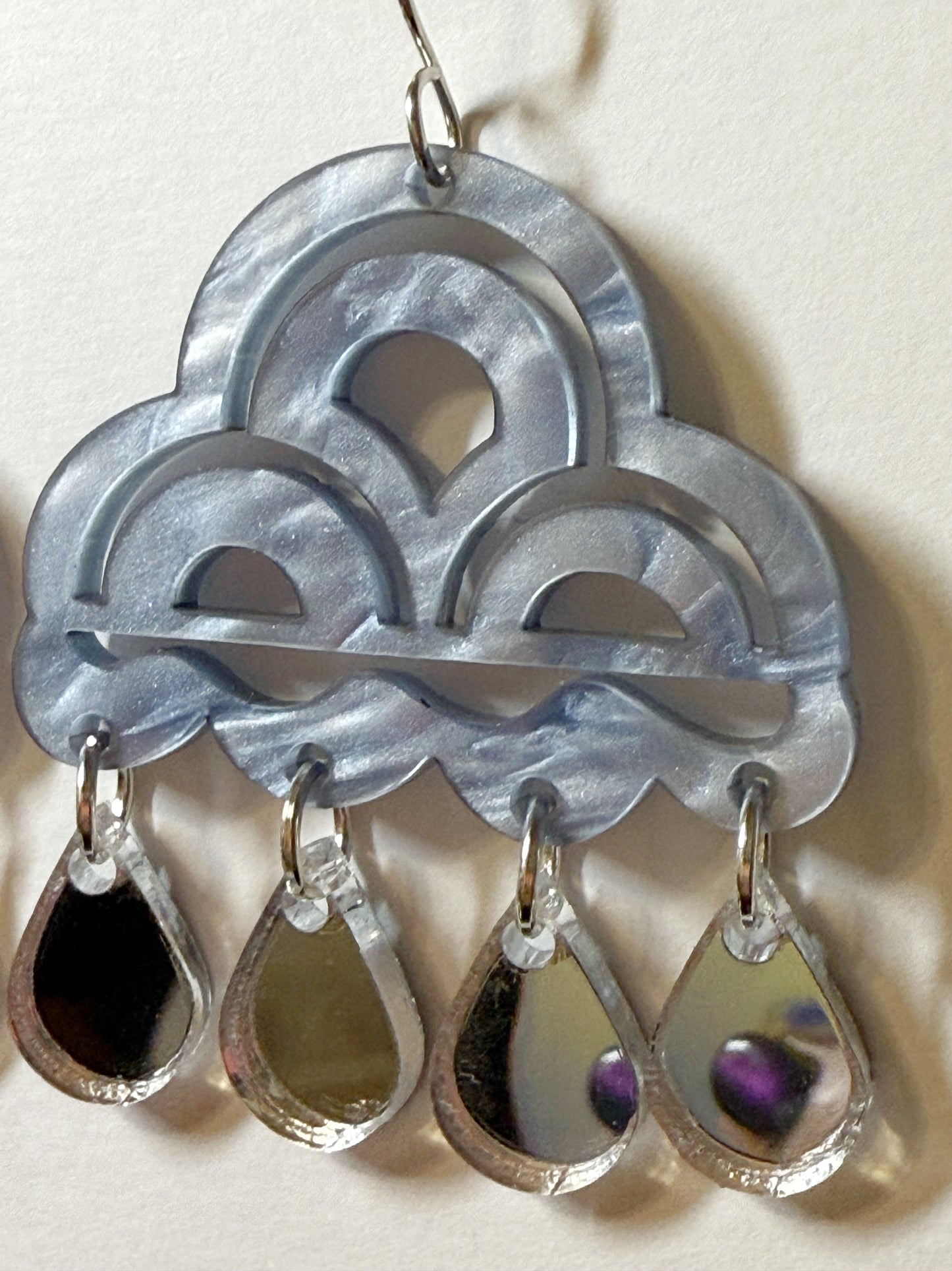 Rain Clouds in Grey Blue