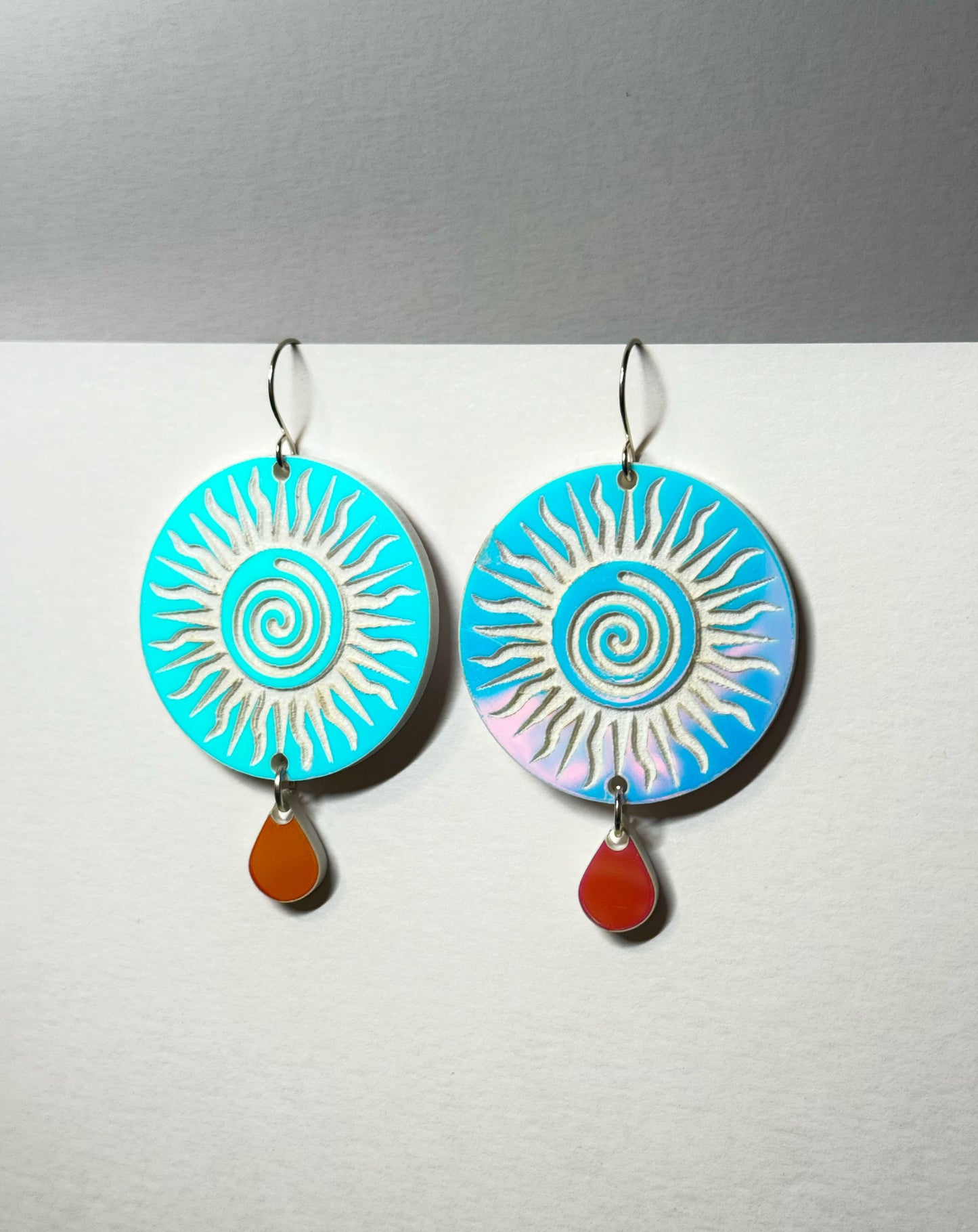 Large Mvskoke Sun Earrings