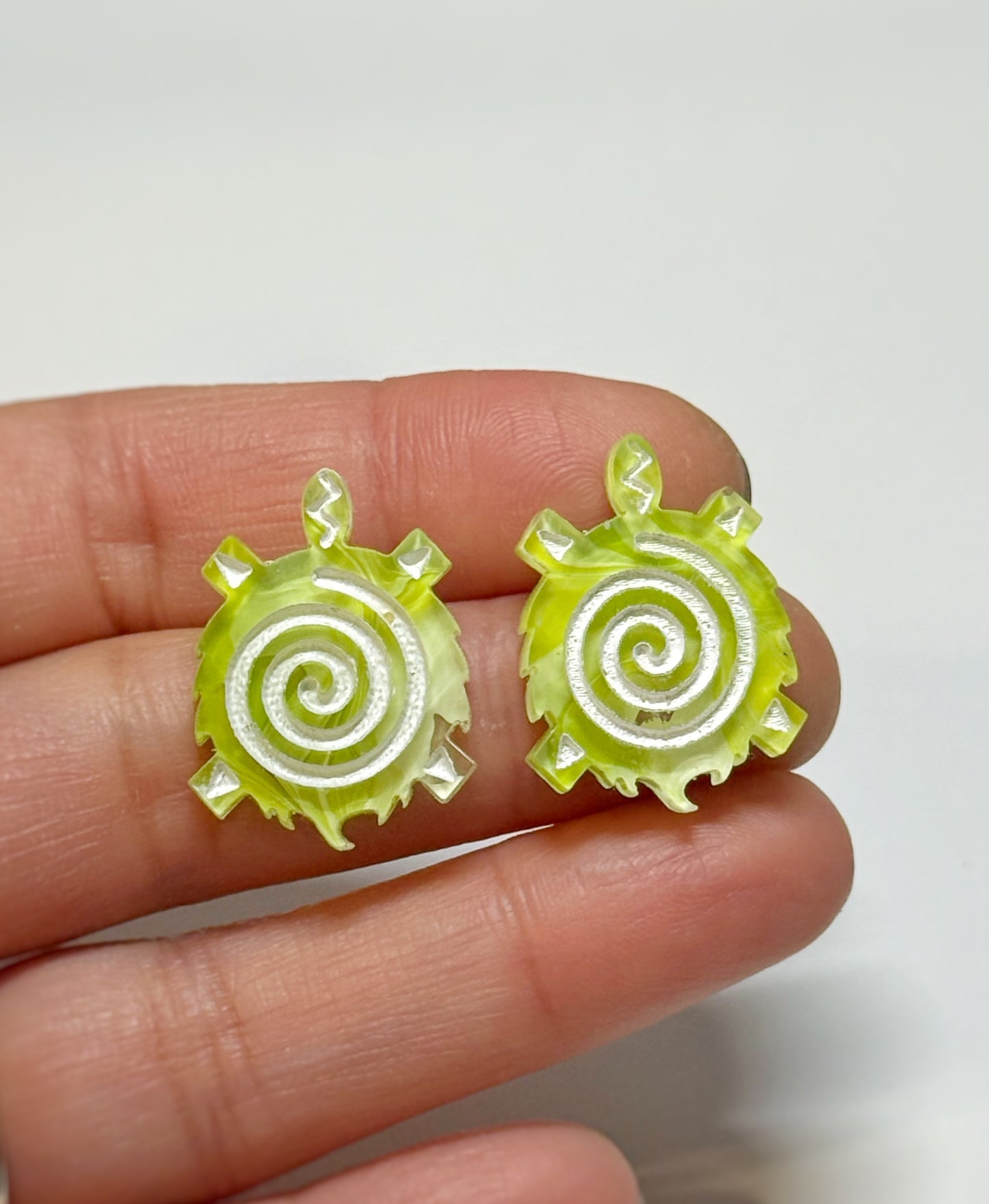 Green Turtle Studs