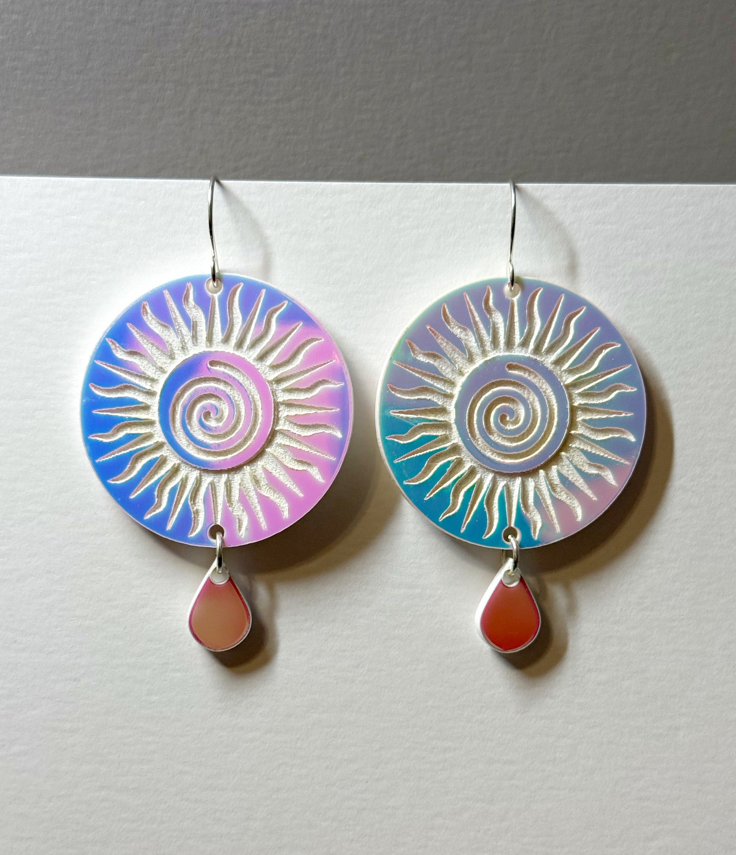Large Mvskoke Sun Earrings
