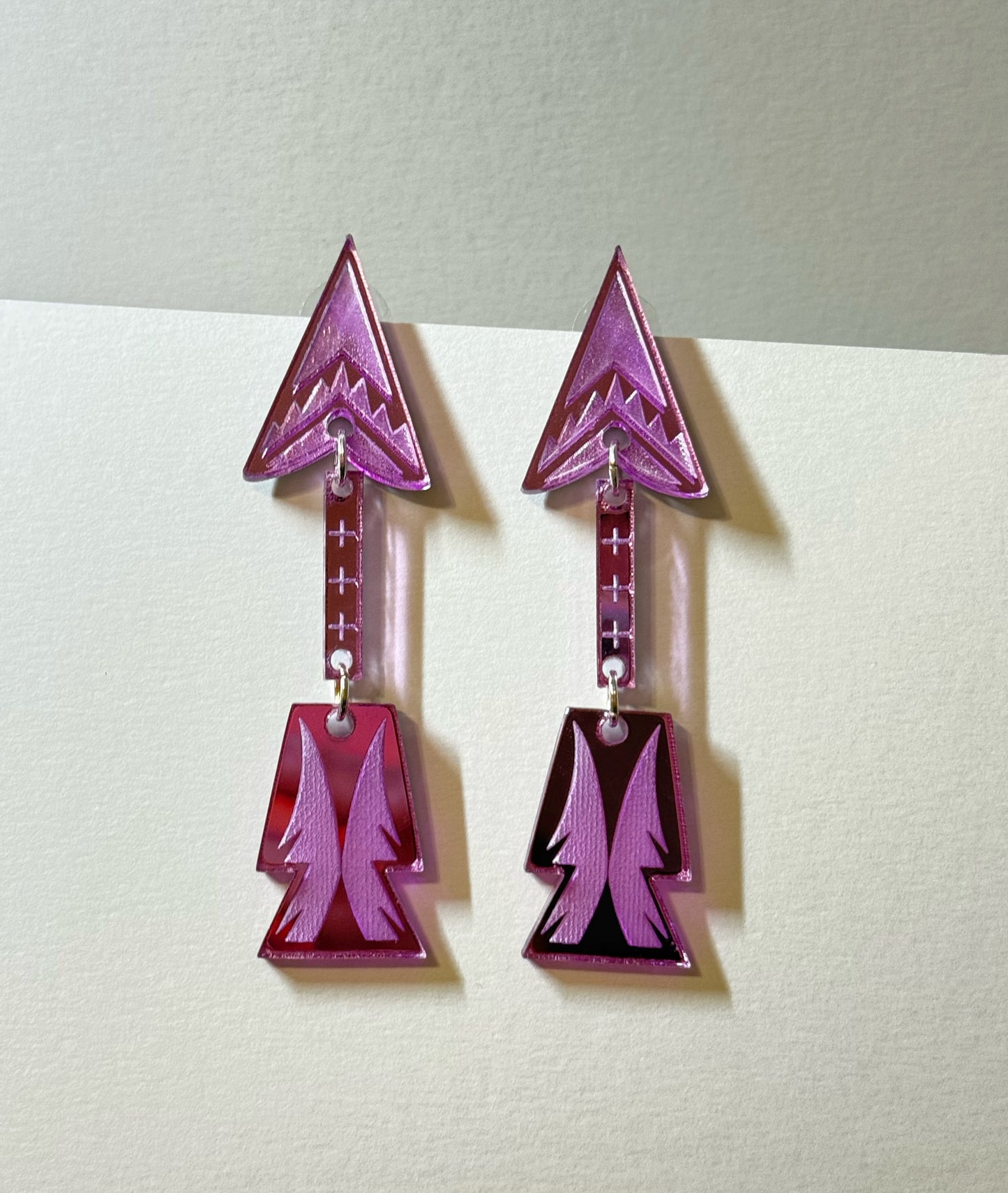 Lavender Arrow Dangles