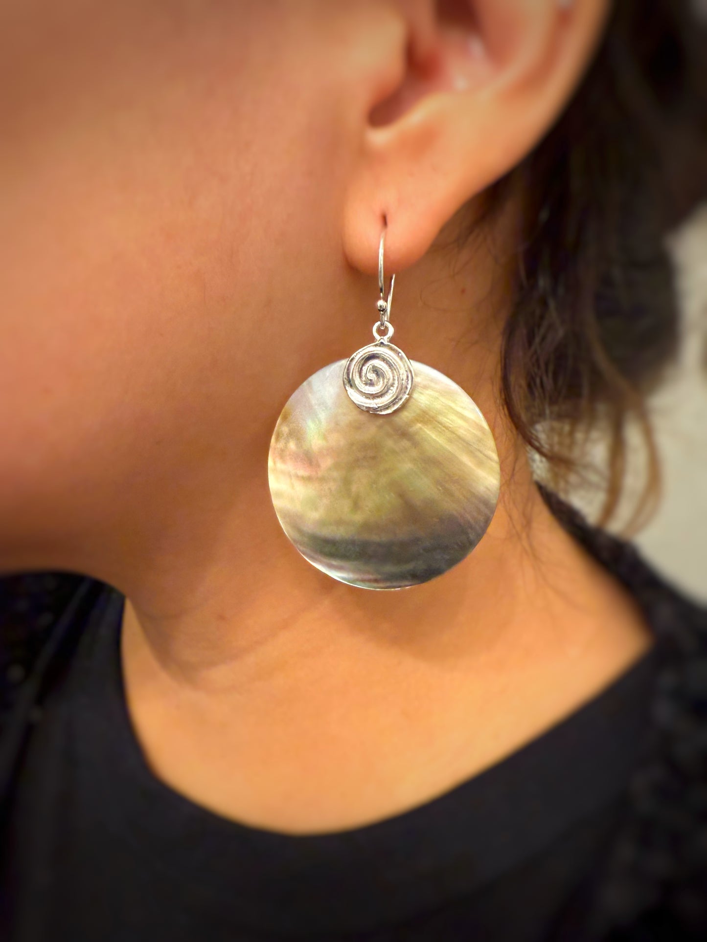 Spiral Shell Earrings
