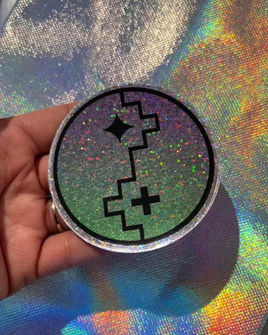 Hózhó Glitter Sticker