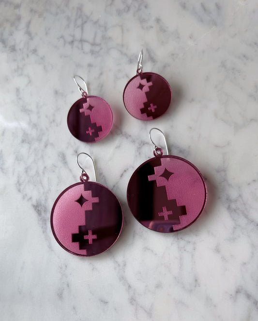 Hózhó earrings in pink