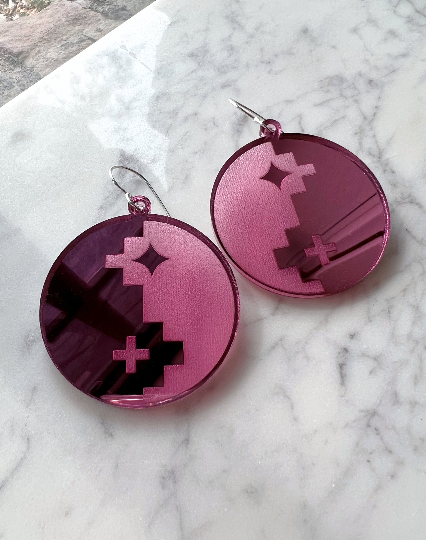 Hózhó earrings in pink